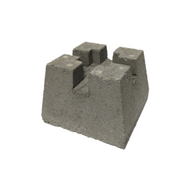 Shop Concrete Deck Block (Common: 7-in x 11-in x 11-in; Actual: 7.125