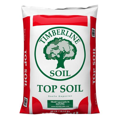 Home Lawn Care & Landscaping Timberline 40 Lb. Premium Top Soil