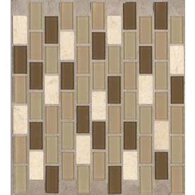 American Olean 12-in x 12-in Parchment Glass Wall Tile LWESPARCHMENT