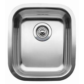 Undermount  Sink on Shop Blanco Rectangle Stainless Steel Undermount Bar Sink At Lowes Com
