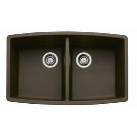  Bar Sinks Kitchen Sinks BLANCO Performa 20-in x 33-in Cafe Brown ...