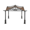 Shop allen + roth Gazebo Brown Replacement Canopy Top at ...