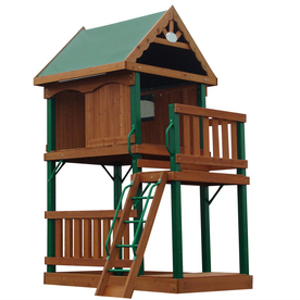 Leisure Time Play Set Tower, Roof &amp; Picnic Table at Lowes 