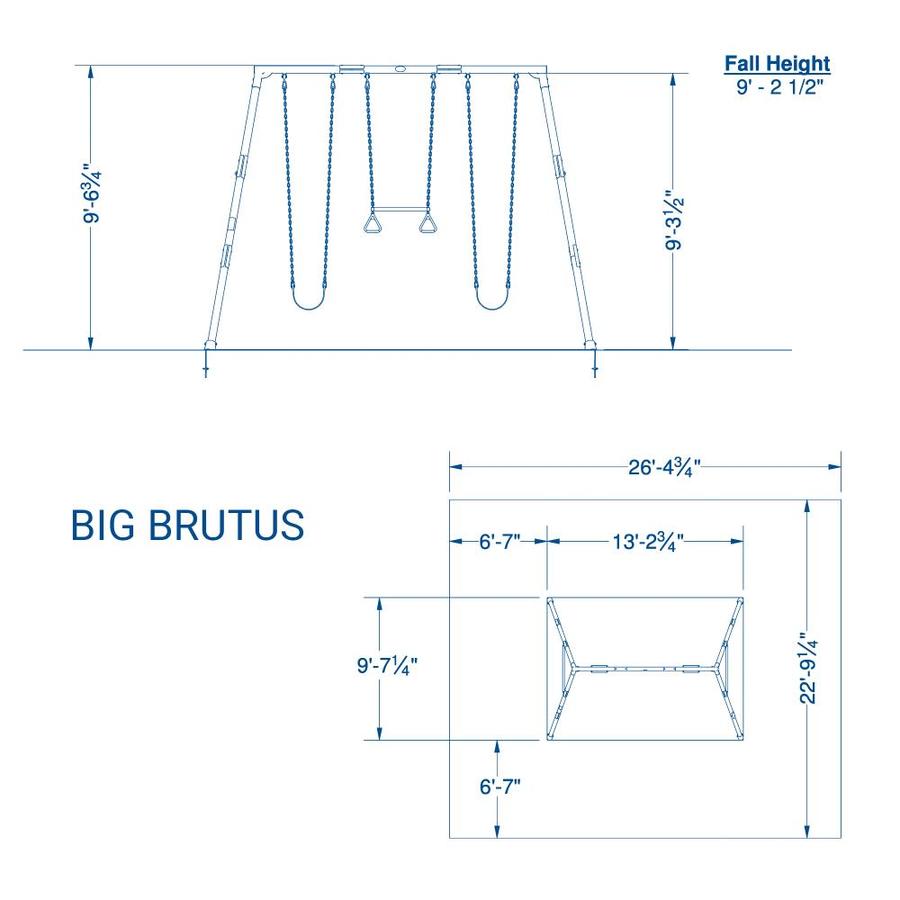 brutus swing set