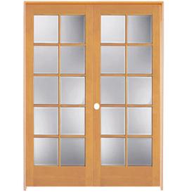 Interior Glass French Doors Reliabilt 48 X 80 Full Lite