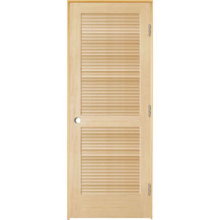 Reliabilt Prehung Full Louver Pine Interior Door Common 36 In X