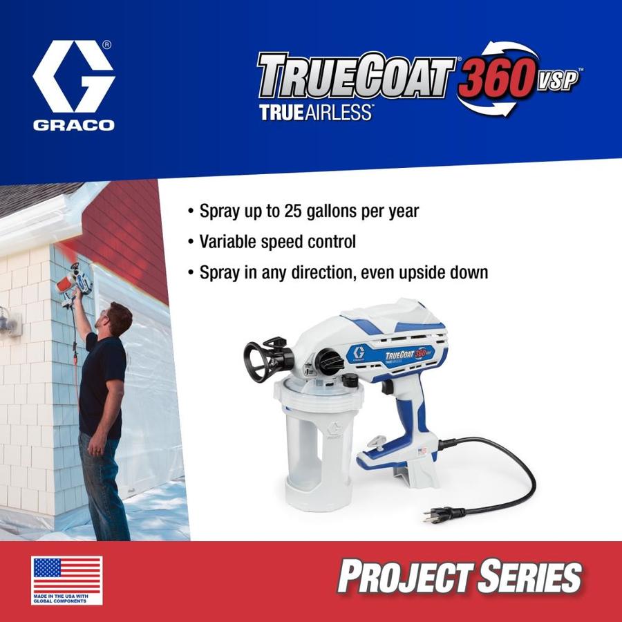 graco truecoat 360 vsp true airless paint sprayer