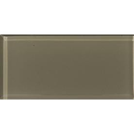 Emser 3-in x 6-in Lucente Olive Glass Wall Tile W80LUCEOL0306