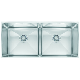 EAN 7612980468454 product image for Franke Professional 17.625-in x 34.75-in Stainless Steel Double-Basin Undermount | upcitemdb.com