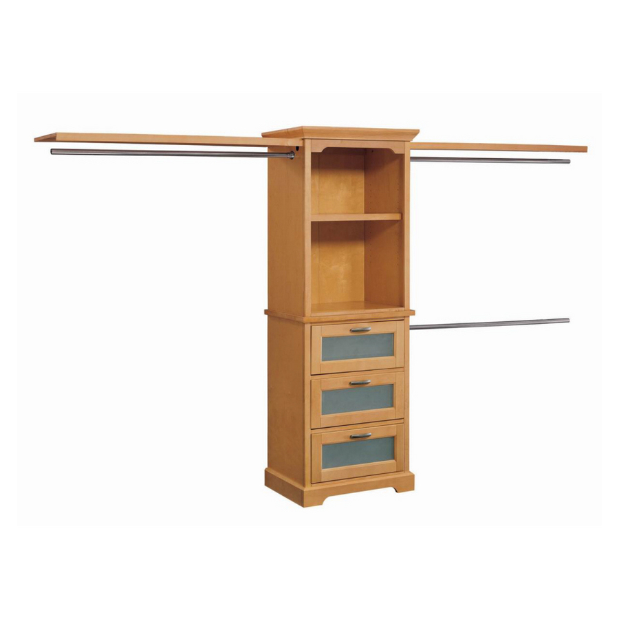 Shop Whalen Storage 10' Maple Hardwood Closet Organizer at Lowes.com