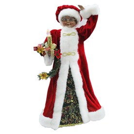 shop holiday living animated mrs claus figurine at lowes com shop holiday living animated mrs claus figurine at lowes com