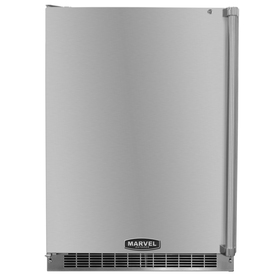 MARVEL Outdoor 6.1-cu ft Freestanding Compact Refrigerator (Stainless Steel) 6AROM-SS-B-LR