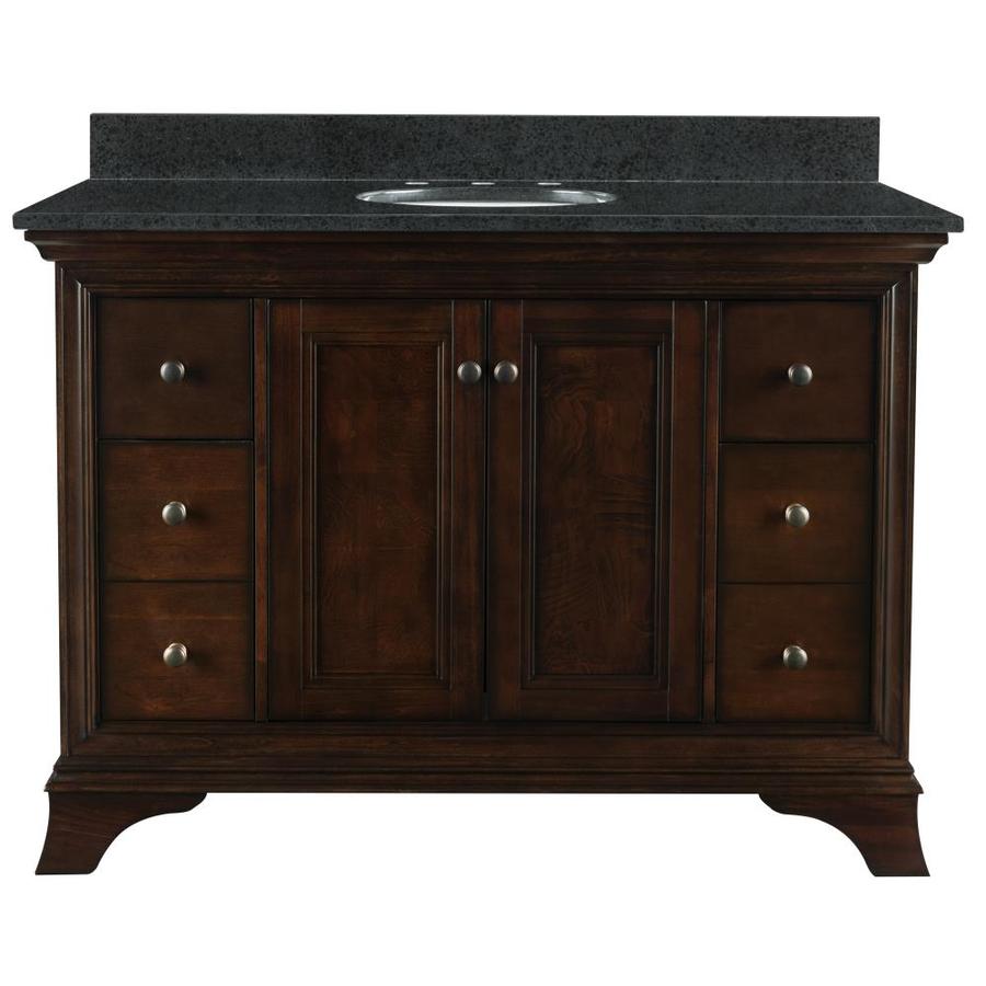 Allen Roth Eastcott Auburn Undermount Single Sink Bathroom