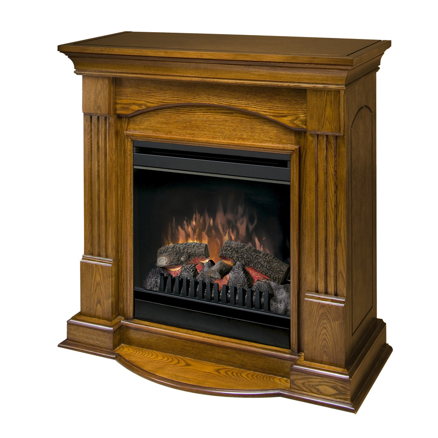 Shop Dimplex 37-in W Oak Wood Electric Fireplace with Thermostat and 