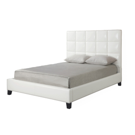 Home Sonata White Full Platform Bed 55885B512W3ABEDPL