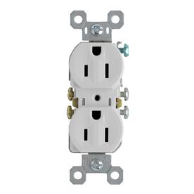 UPC 785007242423 product image for Pass & Seymour/Legrand 15-Amp White Duplex Electrical Outlet | upcitemdb.com