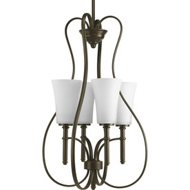 UPC 785247163823 product image for Progress Lighting Flirt 4-Light Antique Bronze Chandelier | upcitemdb.com