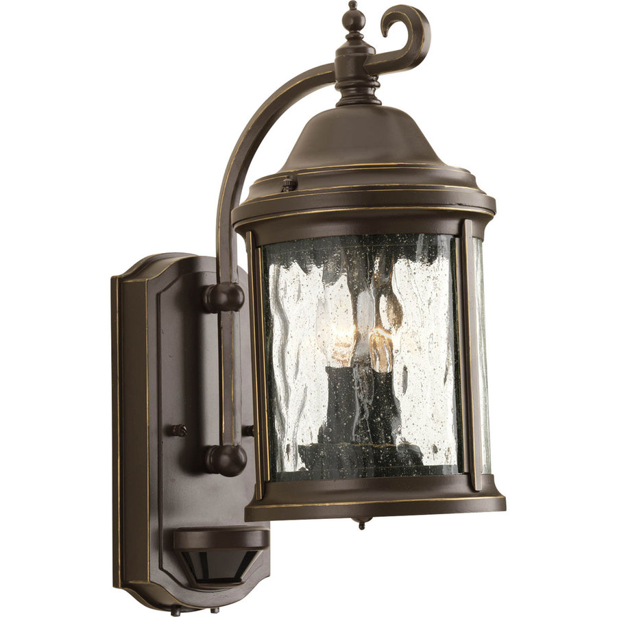 Shop Progress Lighting Ashmore 15-in H Antique Bronze Motion Activated