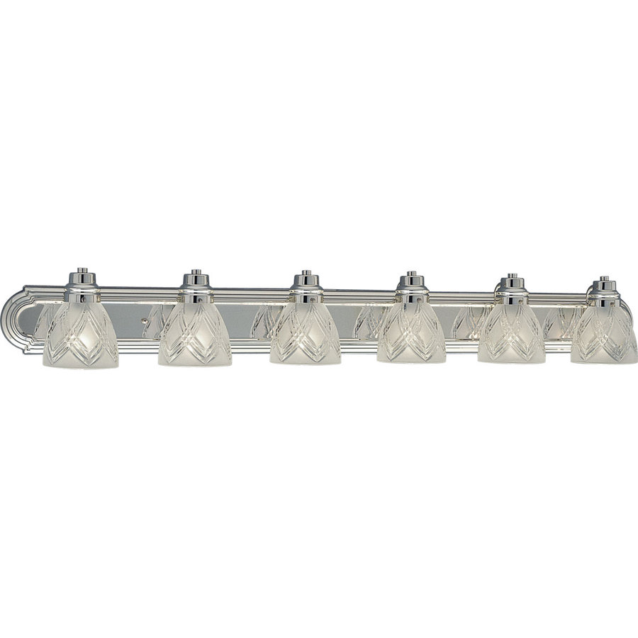  Lighting 6Light Crystal Cut Glass Chrome Bathroom Vanity Light at