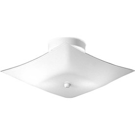 UPC 785247496105 product image for Progress Lighting 12-in W White Ceiling Flush Mount | upcitemdb.com