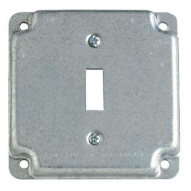 UPC 785991120585 product image for STEEL CITY 1-Gang Square Metal Electrical Box Cover | upcitemdb.com