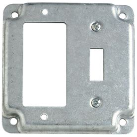 UPC 785991120905 product image for STEEL CITY 1-Gang Square Metal Electrical Box Cover | upcitemdb.com