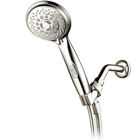 HotelSpa 4-in 2.5-GPM (9.5-LPM) Brushed Nickel 7-Spray Hand Shower