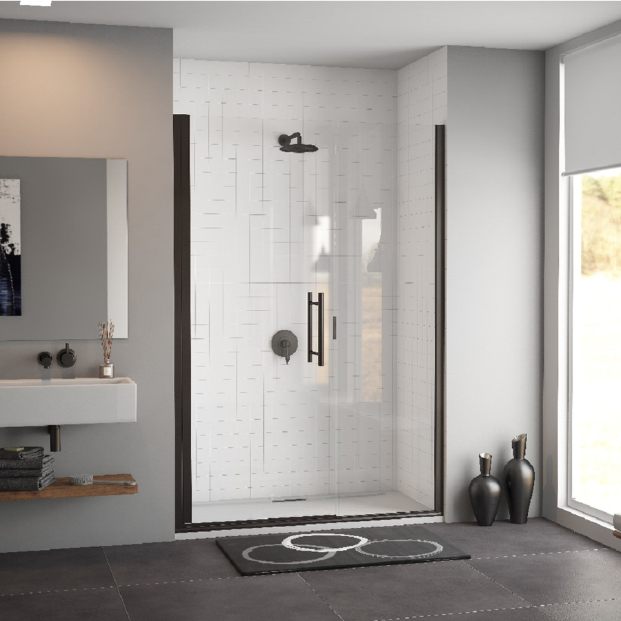 Coastal Shower Doors Illusion 45 75 In To 47 Bronze