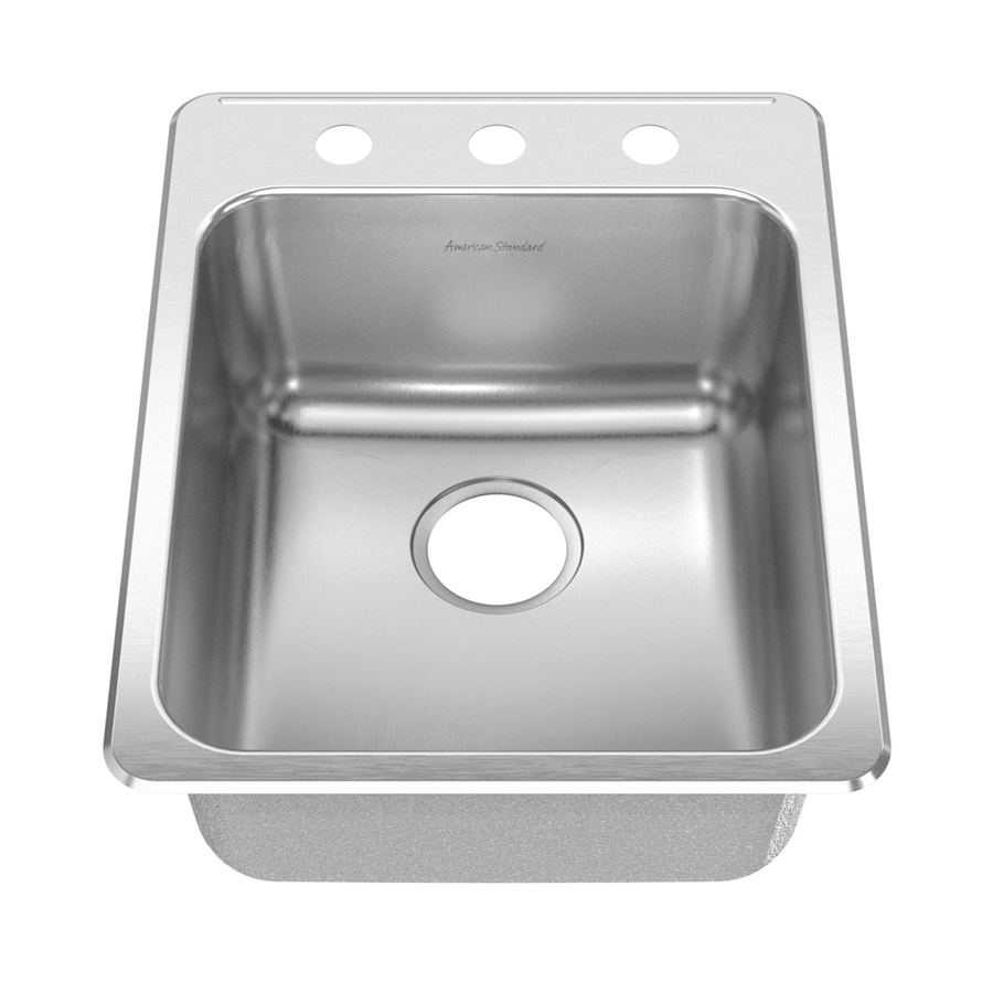 Shop American Standard Prevoir 20-Gauge Single-Basin Drop-In Stainless ...