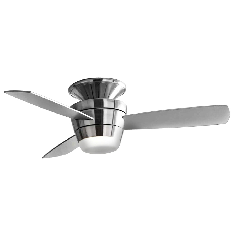 Shop allen + roth 44" Mazon Brushed Steel Ceiling Fan at Lowes.com