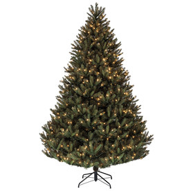 shop holiday living 7 5 ft pre lit fir artificial shop holiday living 7 5 ft pre lit fir artificial