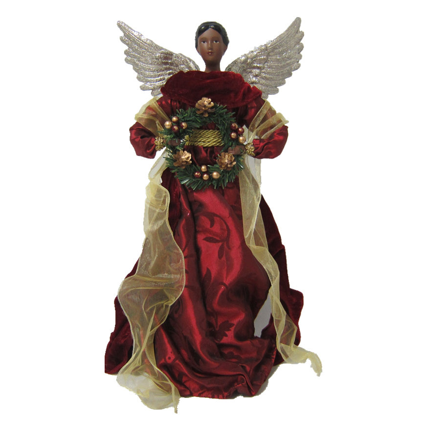 shop holiday living holiday lodge fabric angel christmas shop holiday living holiday lodge fabric angel christmas