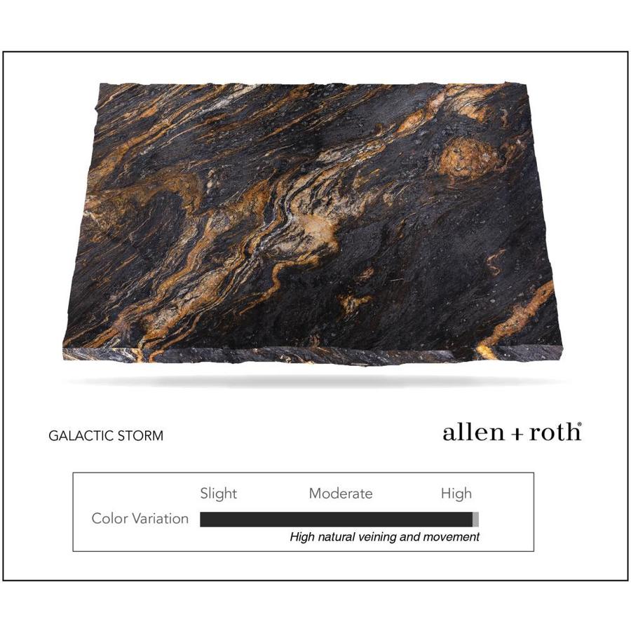 Allen Roth Galactic Storm Granite Kitchen Countertop Sample In The Kitchen Countertop Samples Department At Lowes Com