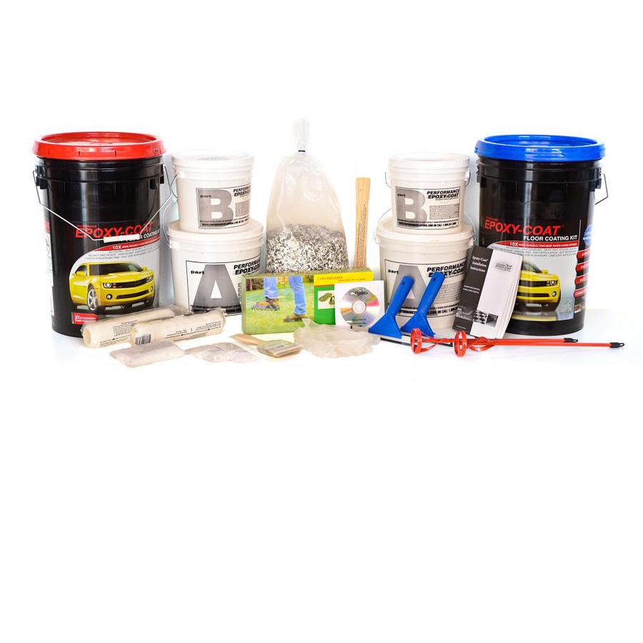 shop epoxy coat premium kit 6 gallon size container interior high gloss garage floor epoxy kit shop epoxy coat premium kit 6 gallon size container interior high gloss garage floor epoxy kit