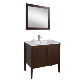 Sink Bathroom Vanity with Vitreous China Top Common: 35in x 18in Sink Bathroom Vanity with Vitreous China Top Common: 35in x 18in