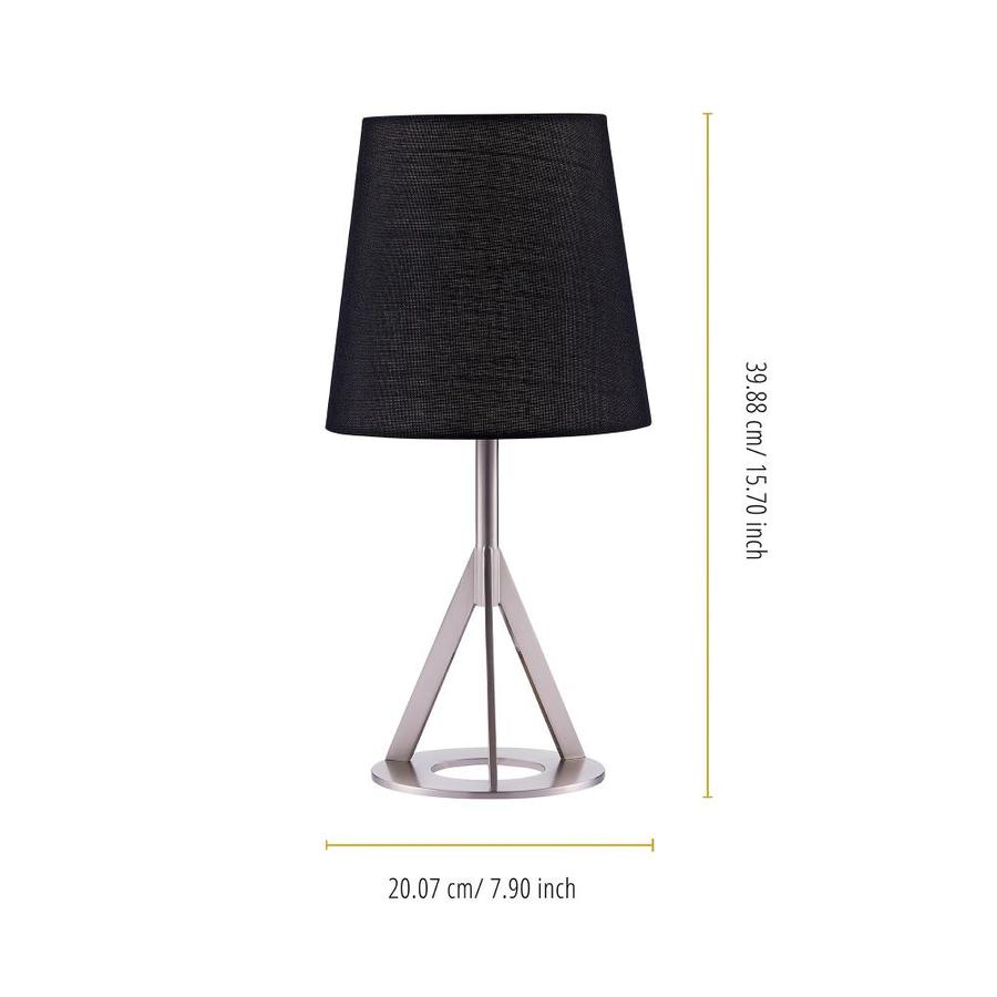black and brass desk lamp
