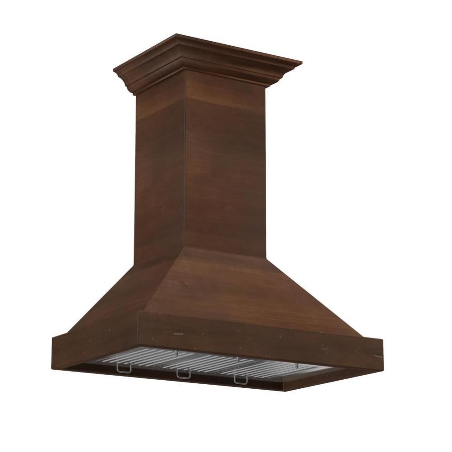 Zline Kitchen Bath 30 In Convertible Wood Wall Mounted Range Hood In The Wall Mounted Range Hoods Department At Lowes Com