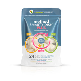 UPC 817939012642 product image for method Smarty Dish 24-Count Fragrance Free Dishwasher Detergent | upcitemdb.com