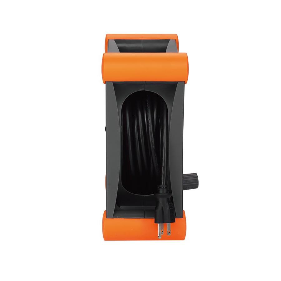 Extension Cord 4 Power Outlets Link2Home Cord Reel 35 ft 14 AWG SJTW Cable.