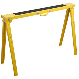 Shop Blue Hawk Folding Steel Adjustable Sawhorse at Lowes.com