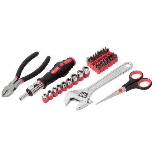 Zoomed: Task Force 46-Piece Home Tool Set
