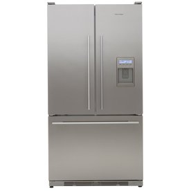 Fisher & Paykel 19.5-cu ft French Door Counter-Depth Refrigerator with Single Ice Maker (Stainless Steel) ENERGY STAR RF195ADUX