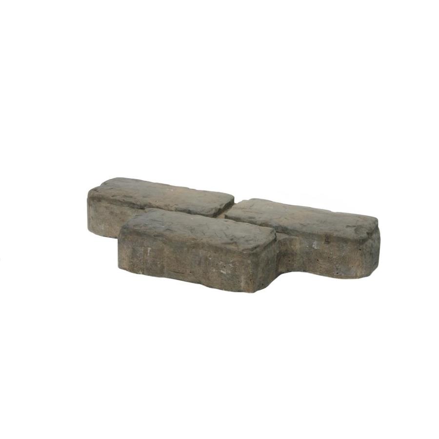 Tan/Charcoal Cobble Concrete Paver (Common 8 in x 16 in; Actual 8 in x 16 in)