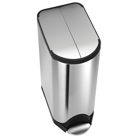 UPC 838810005683 product image for simplehuman 30 Liter(S) Fingerprint Proof Brushed Stainless Steel Butterfly Step | upcitemdb.com