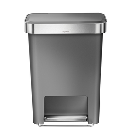 UPC 838810017471 product image for simplehuman 45-Liter Grey Indoor Garbage Can | upcitemdb.com