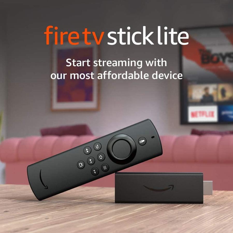 amazon 2020 fire tv stick lite with alexa voice remote