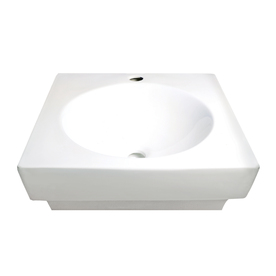 UPC 841231002339 product image for DECOLAV Classically Redefined White Square Bathroom Sink | upcitemdb.com