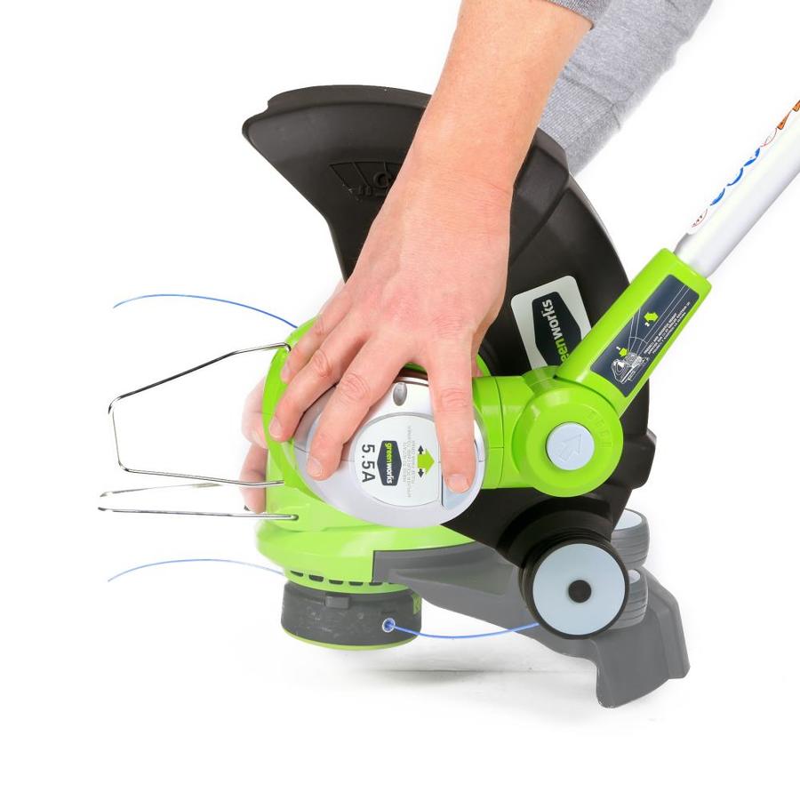 greenworks weed eater corded