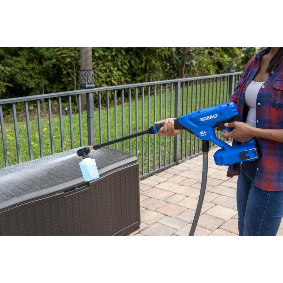 kobalt battery pressure washer