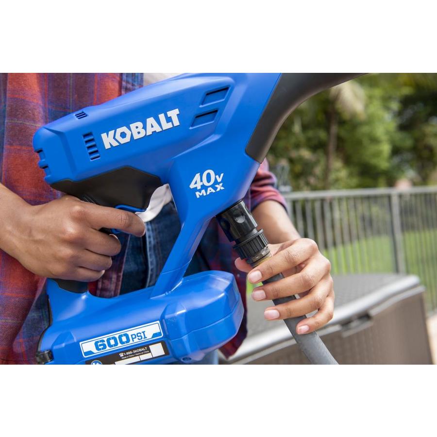 kobalt battery pressure washer